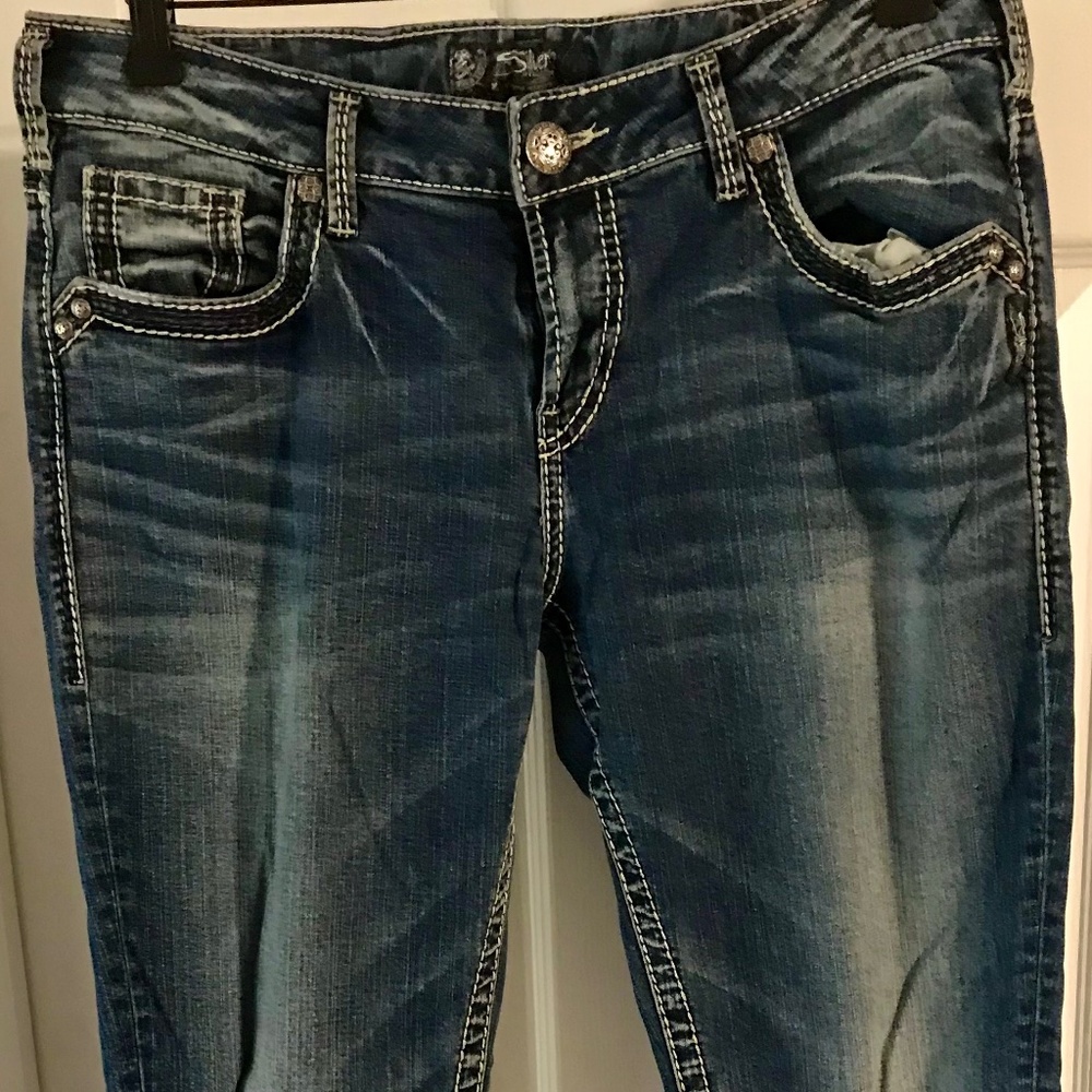 Silver jeans